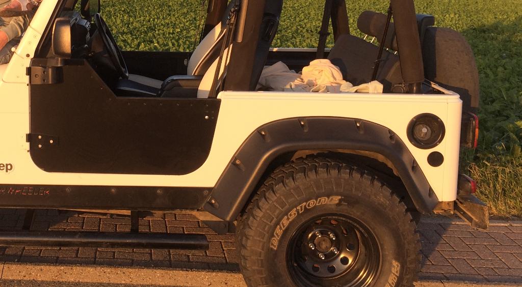 JEEP  Wrangler halve deuren (DIY), Auto-onderdelen, Carrosserie en Plaatwerk, Jeep, Gebruikt, Ophalen of Verzenden, Voor