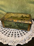 Oud blik landschap, koeien (090426), Verzamelen, Blikken, Ophalen of Verzenden, Gebruikt, Overige