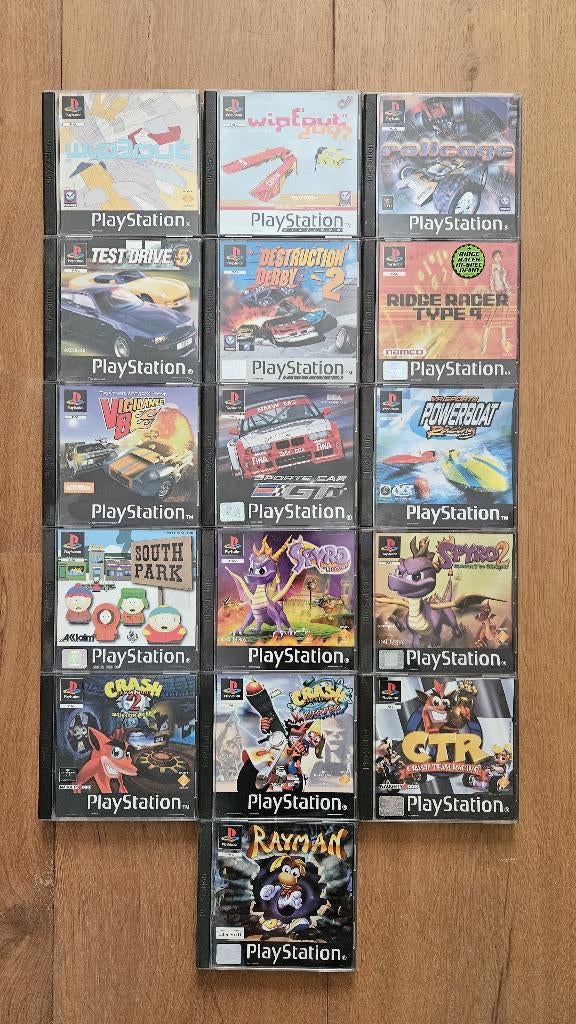 Playstation 1 games 16x, Spelcomputers en Games, Games | Sony PlayStation 1, Overige genres, 2 spelers, Ophalen of Verzenden, Zo goed als nieuw