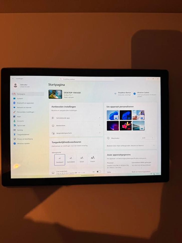 Microsoft Surface Pro 7 - i5/16GB RAM/256GB SSD, Computers en Software, Windows Tablets, Gebruikt, Wi-Fi, 12 inch, 256 GB, Usb-aansluiting