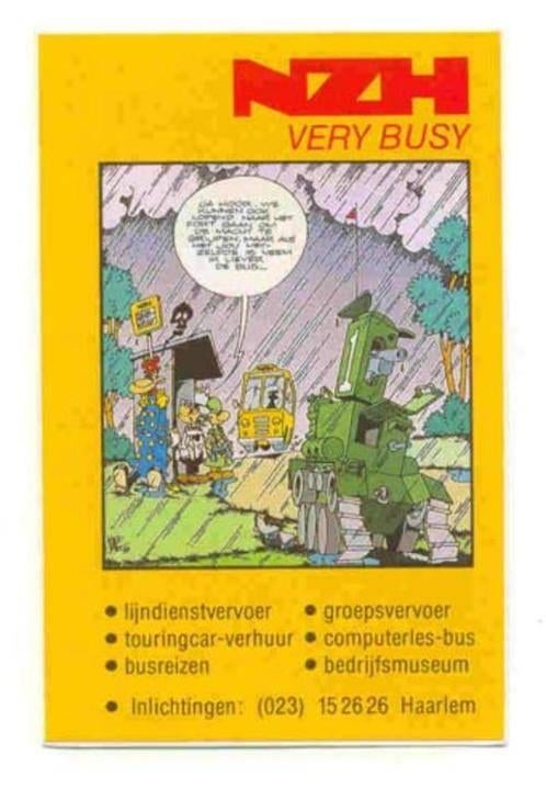 NZH strip sticker, Verzamelen, Ophalen of Verzenden, Zo goed als nieuw