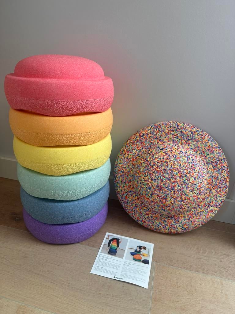 Stapelstein NIEUW met balansbord. Vaste prijs!, Ophalen of Verzenden, Nieuw, Jongen of Meisje