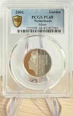 1 Gulden 2001 Zilver PCGS Gold Shield PL68 (49382980), Ophalen, 1 gulden, Koningin Beatrix, Zilver