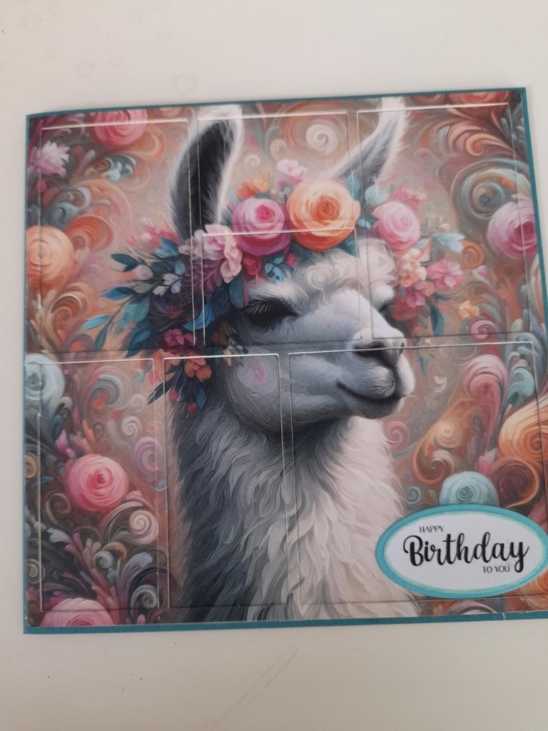 Zelfgemaakte kaart, Hobby en Vrije tijd, Ophalen of Verzenden, Nieuw, Overige thema's