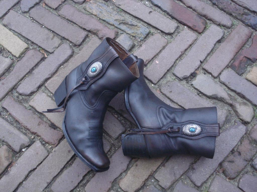 SENDRA BOHO IBIZA FESTIVAL LAARZEN 38 GRATIS VERZENDING POST, Kleding | Dames, Schoenen, Zo goed als nieuw, Hoge laarzen, Bruin