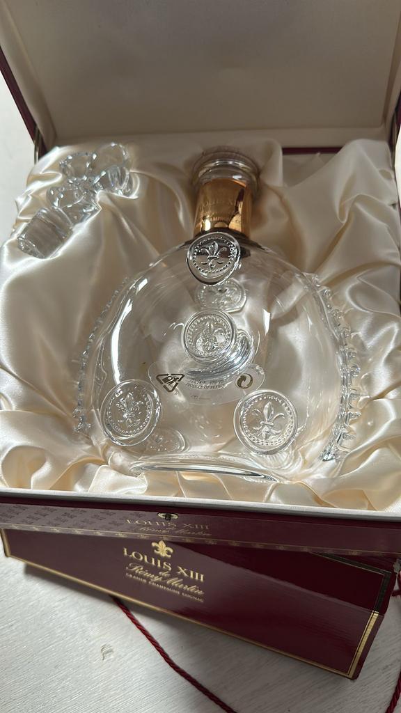 Remy martin louis XIII lege kristallen fles + verpakking, Ophalen of Verzenden