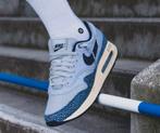 Nieuwe Nike Air Max 1 ‘86 Safari “LOST SKETCH” - maat 44,5, Verzenden, Nieuw, Blauw, Sneakers of Gympen