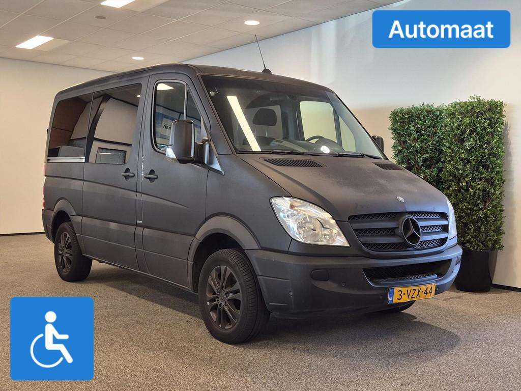 Mercedes-Benz Sprinter L1H1 Rolstoelbus Automaat (airco), Auto's, Bestelauto's, Stof, Gebruikt, Zwart, Zwart