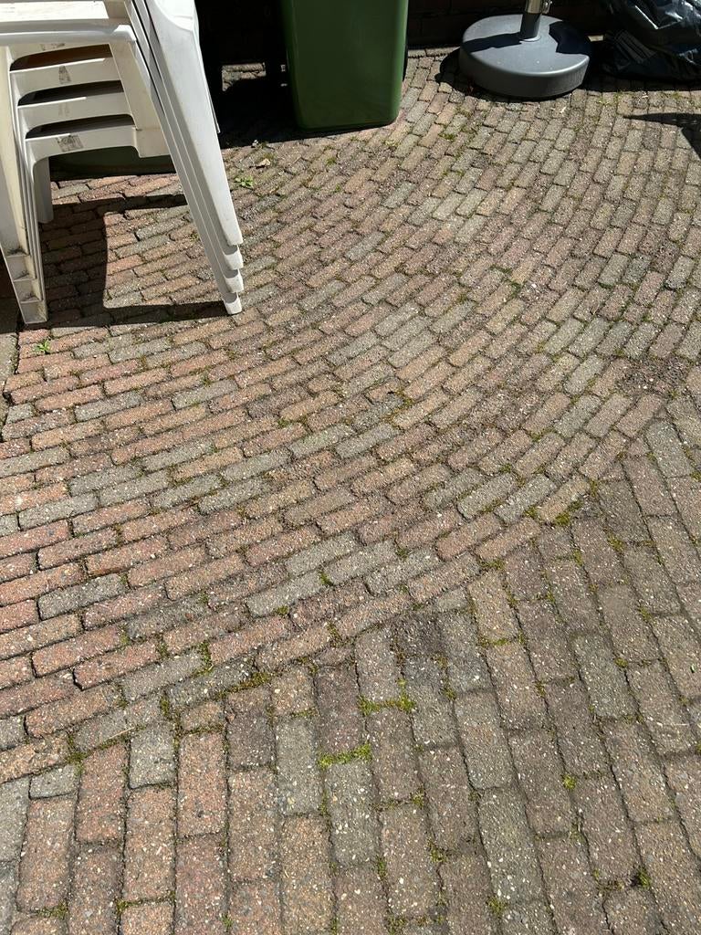 Trommelstenen 40m2, Tuin en Terras, Tegels en Klinkers, Ophalen, Gebruikt, Beton, Terrastegels