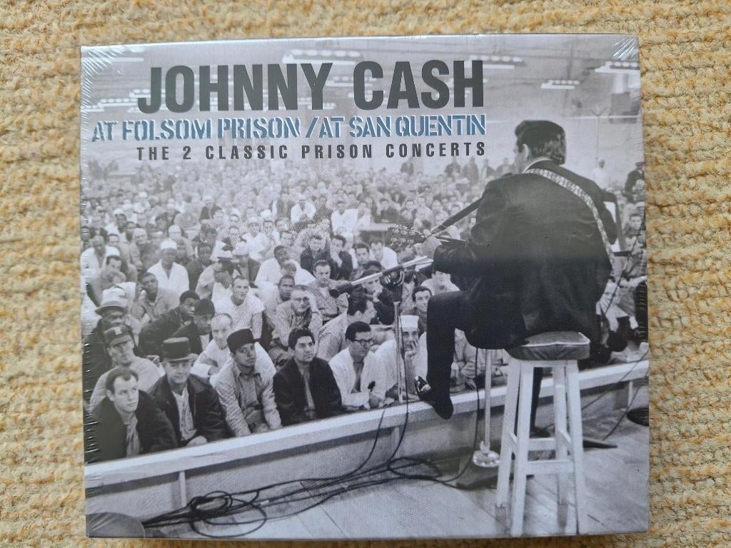 Johnny Cash 2 CD box Folsom Prison/At San Quentin, Ophalen of Verzenden, Nieuw in verpakking