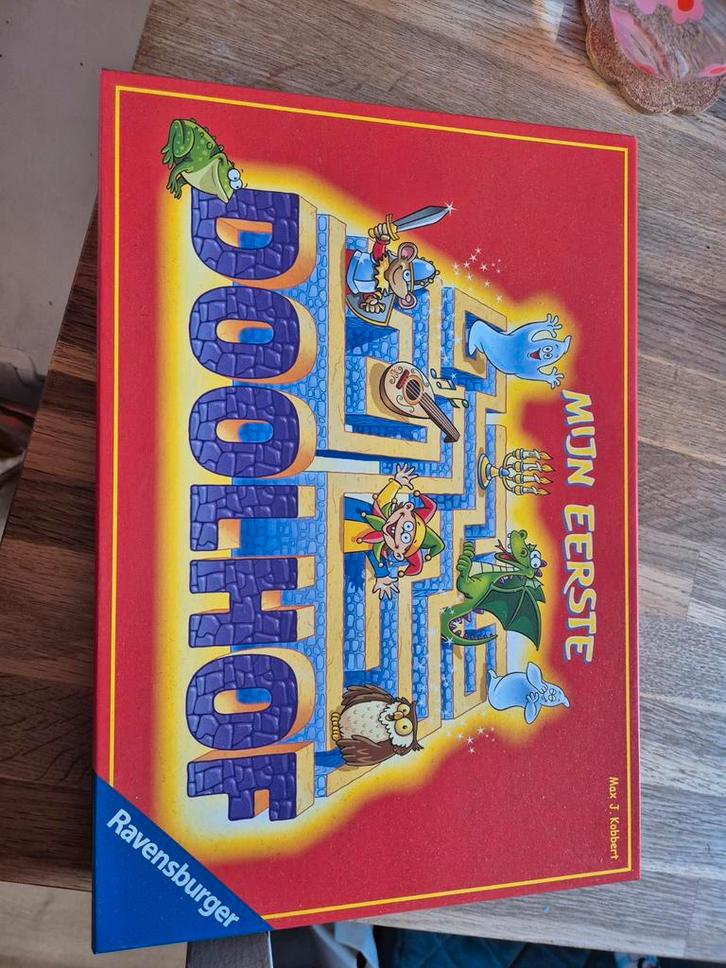 Mijn Eerste Doolhof & Dokter Bibber Spellen, Hobby en Vrije tijd, Gezelschapsspellen | Bordspellen, Gebruikt, Een of twee spelers