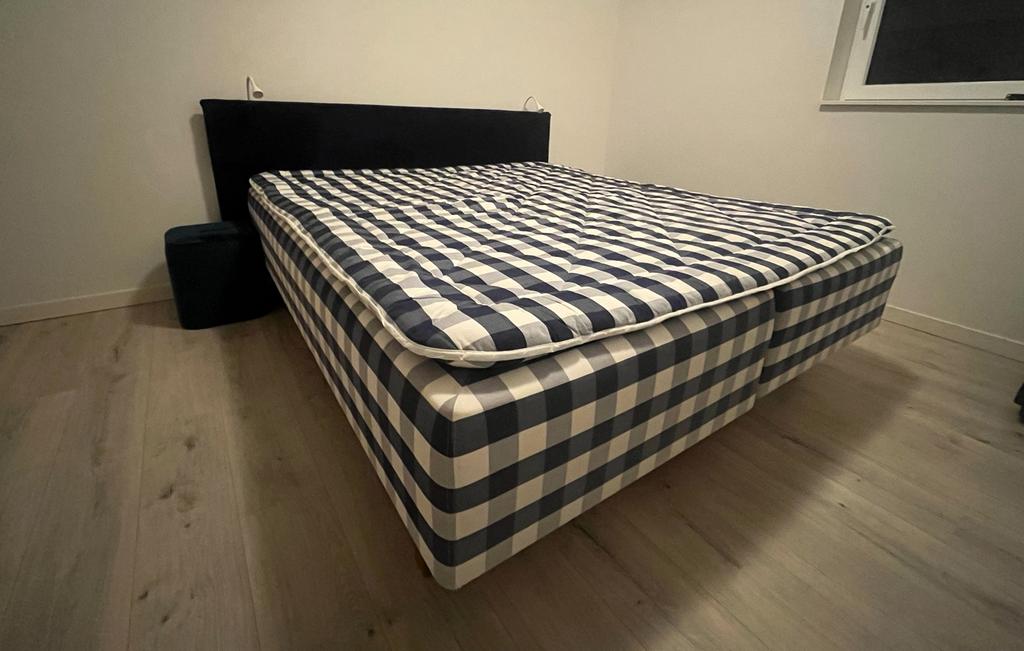 Hastens boxsprings met topper - 180x200, Ophalen, Tweepersoons, Zo goed als nieuw, 180 cm