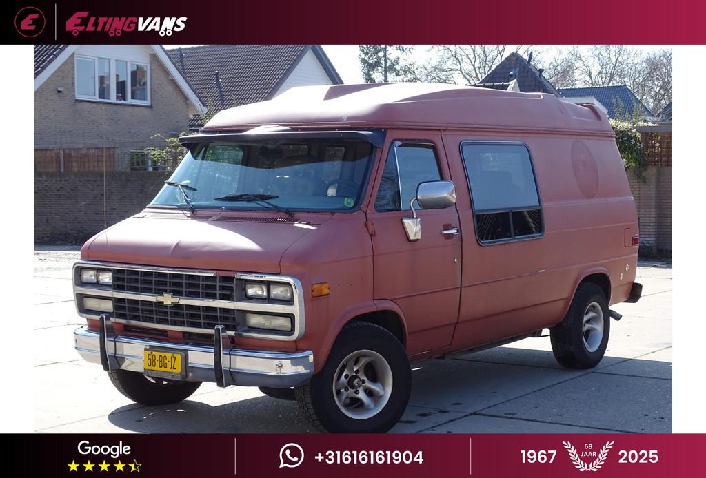 Chevrolet Chevy Van 5.7 G30 Camper (bj 1995), Caravans en Kamperen, Campers, Bedrijf, Buscamper of Camperbus, Overige merken, LPG