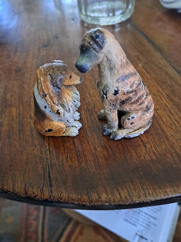 2 hondjes schotse collie en duitse  dog, Verzenden