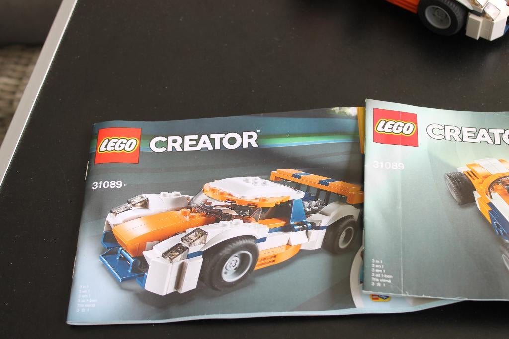 lego creator racewagen. 3 sets in 1. 31089, Lego, Compleet, Ophalen of Verzenden, Zo goed als nieuw