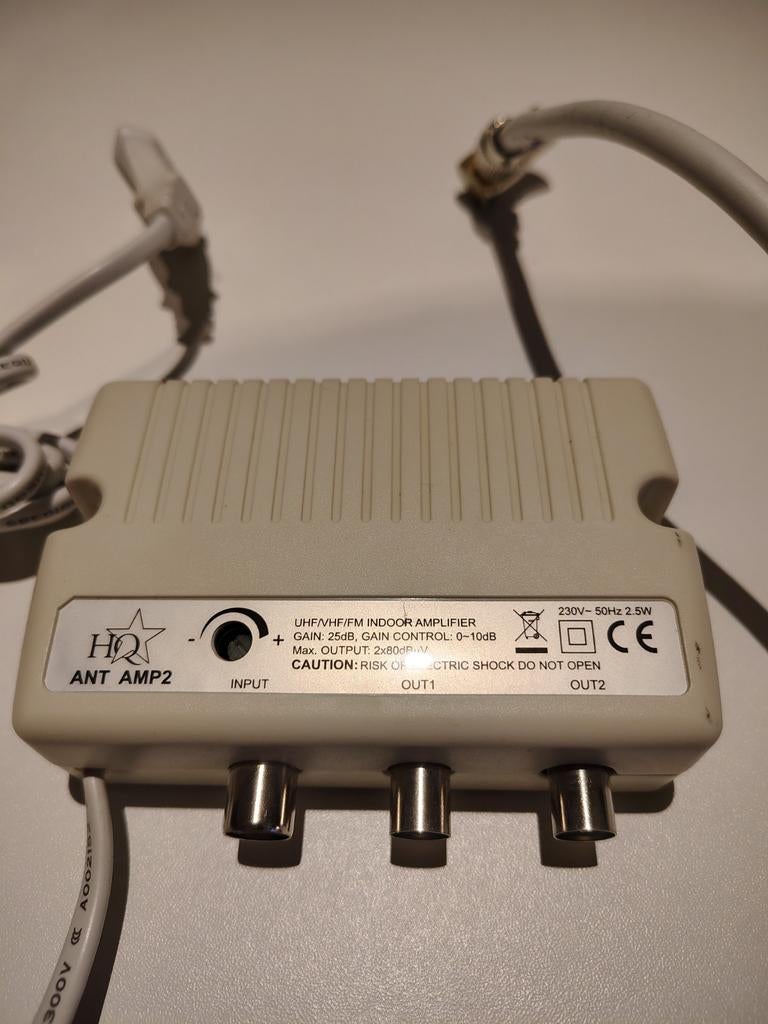 Antenneversterker met splitter, Verzenden, Gebruikt