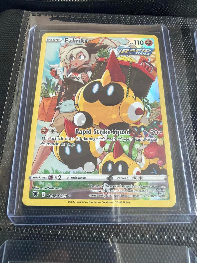 Pokémon Kaart Falinks TG07/TG30 Rapid Strike Squad, Ophalen of Verzenden, Zo goed als nieuw, Losse kaart