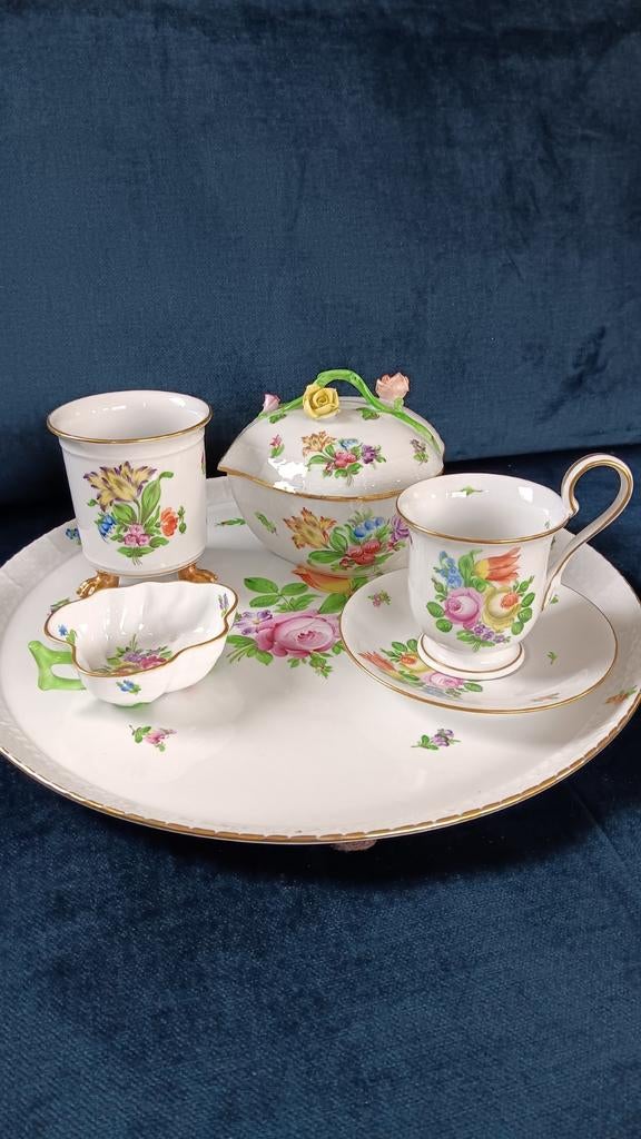 Herend Bouquet de Tulipe Set ., Ophalen of Verzenden