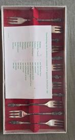 Verzilverde gebaksvorkjes 'De Twaalf Apostelen' in cassette, Antiek en Kunst, Ophalen of Verzenden