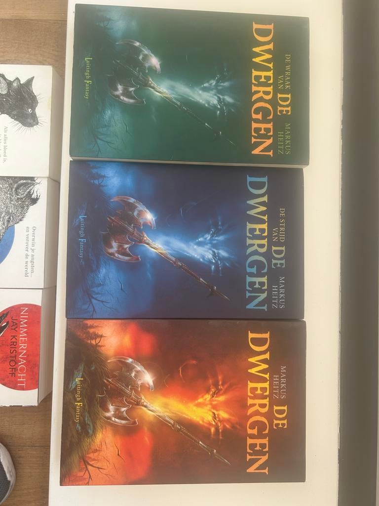 Markus Heitz - De Dwergen serie (3 boeken), Boeken, Ophalen of Verzenden, Gelezen