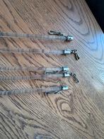 5x Transparante Trekstang voor Gordijnen, Huis en Inrichting, Ophalen, Minder dan 50 cm, Gebruikt, Overige kleuren