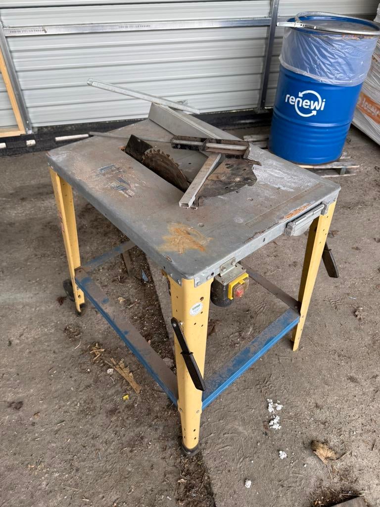 Scheppach TKU 4000 tafelcirkelzaag, Doe-het-zelf en Verbouw, Gereedschap | Zaagmachines, Ophalen, Cirkelzaag, Zo goed als nieuw