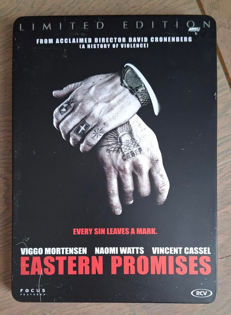 Eastern Promises DVD - Limited Edition Steelbook, Vanaf 16 jaar, Ophalen of Verzenden, Zo goed als nieuw, Drama