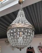 Antieke kristallen zak kroon luchter ca 60 cm, Ophalen of Verzenden, Zo goed als nieuw