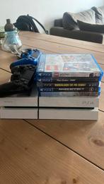 Playstation 4 + spellen, Spelcomputers en Games, Spelcomputers | Sony PlayStation 4, Ophalen of Verzenden, Zo goed als nieuw, Met 1 controller
