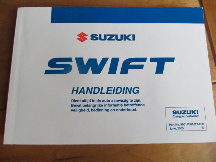 Instructieboek Suzuki Swift 2005 - 2010, Auto diversen, Handleidingen en Instructieboekjes, Ophalen of Verzenden