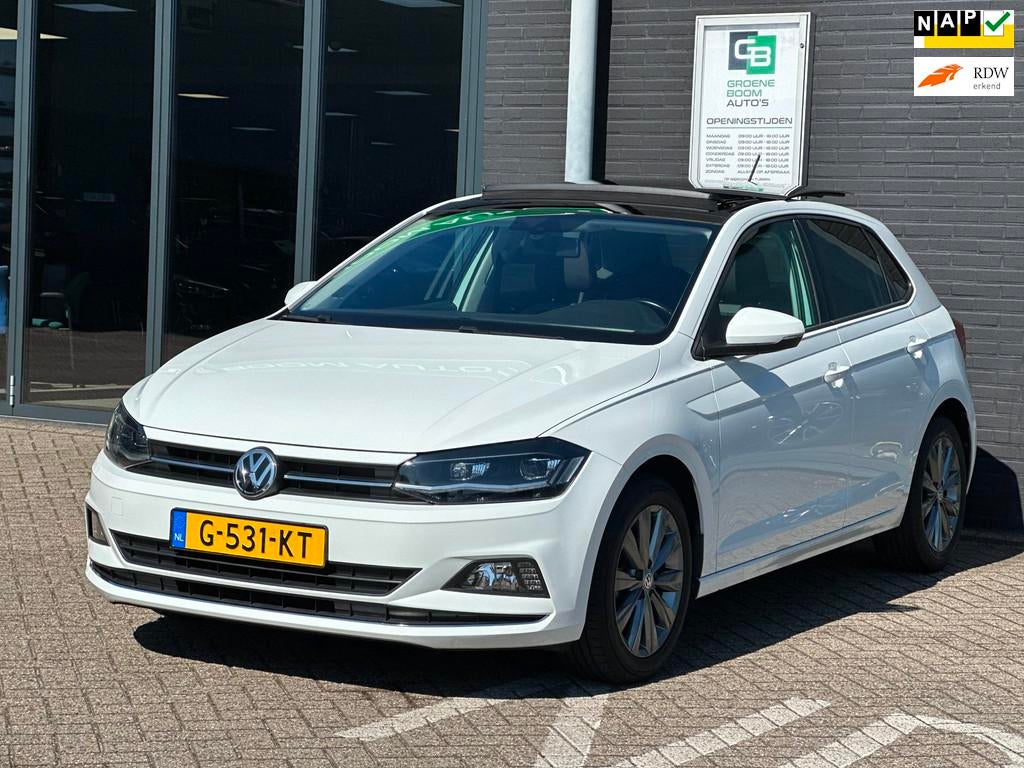 Volkswagen Polo 1.0 TSI Highline /PANO-DAK/Digital Cockpit/C, Auto's, Voorwielaandrijving, Stof, Gebruikt, Euro 6