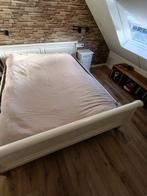 2 persoons bed 1.80m x 2.10m, Huis en Inrichting, Slaapkamer | Bedden, Ophalen, Gebruikt, Tweepersoons, Landelijk