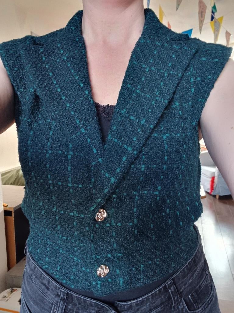 Mooie nieuwe gilet vrouw., Ophalen, Nieuw, Maat 38/40 (M), Groen