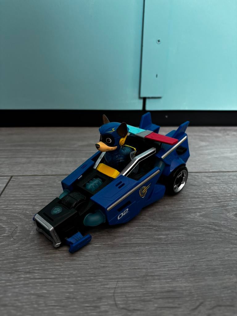 Paw Patrol Chase Mighty Movie, Kinderen en Baby's, Speelgoed | Actiefiguren, Ophalen, Zo goed als nieuw