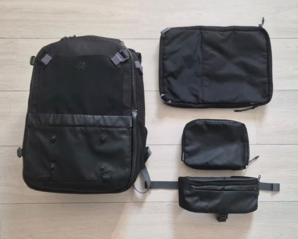 Tropicfeel Hive FULL SET (Black) - Rugzak 22L-46.5L, 25 tot 40 cm, Ophalen of Verzenden, Zo goed als nieuw, Waterdicht