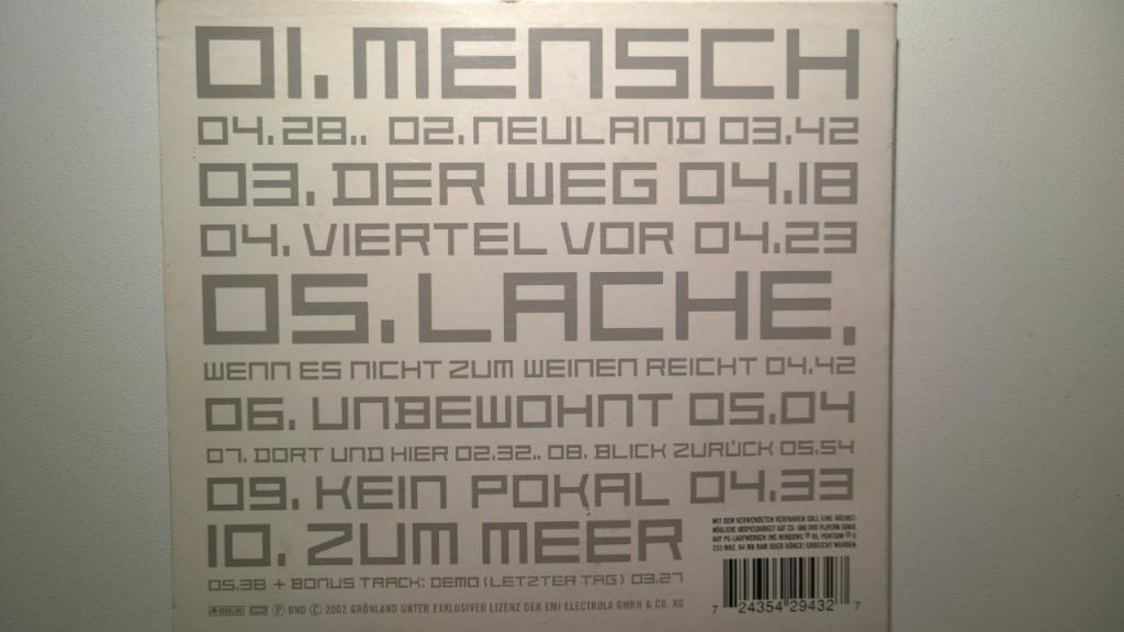 Herbert Grönemeyer - Mensch (Digipak), Ophalen of Verzenden, Zo goed als nieuw, Poprock