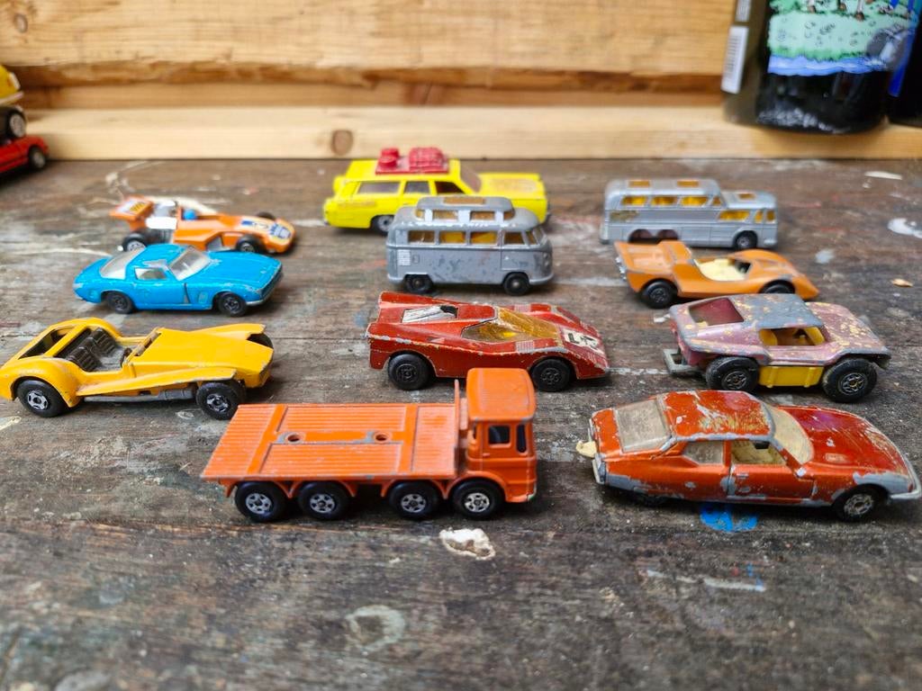 Matchbox metalen oldtimers - verzameling speelgoedauto's, Ophalen of Verzenden, Gebruikt, Auto, Overige merken