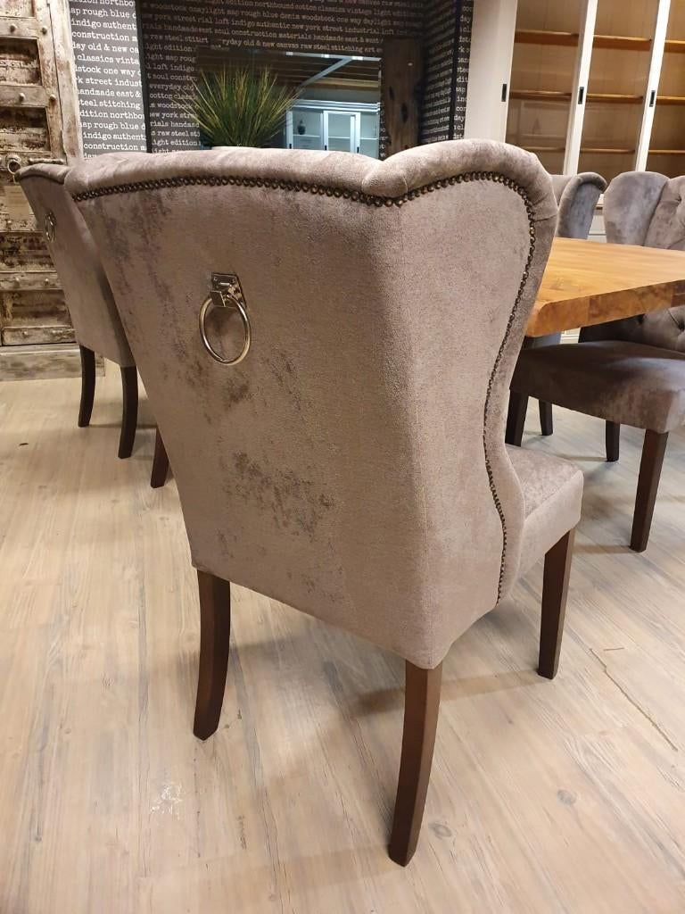 *ACTIE* Landelijke Eetkamerstoel Daisy Stel Zelf Samen (3), Overige kleuren, Ophalen of Verzenden, Stof, Vijf, Zes of meer stoelen