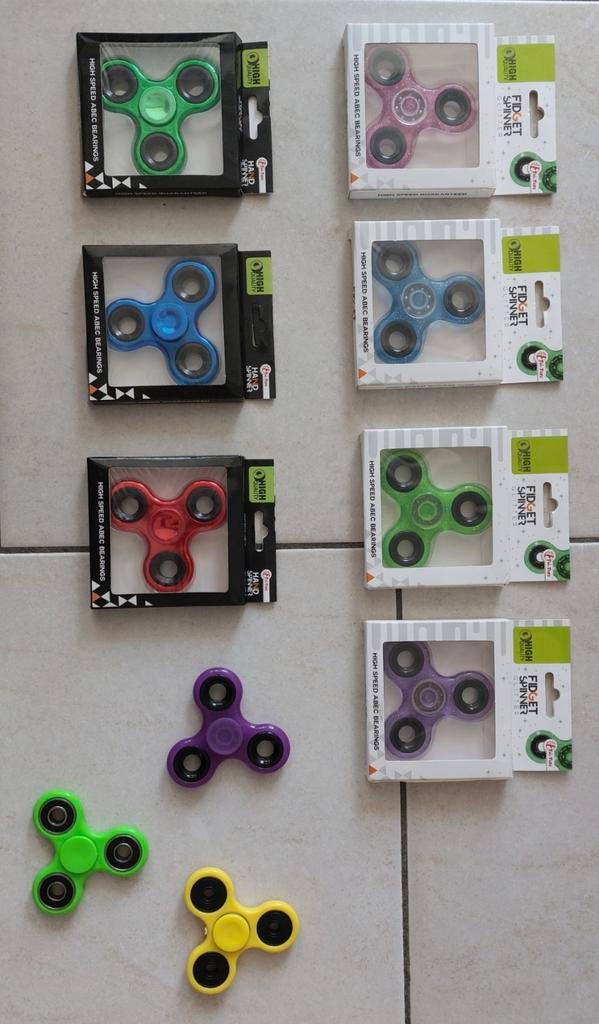 Diverse spinner 10 stuks voor €30, Ophalen of Verzenden, Nieuw, Jongen of Meisje