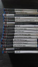 PS2 games: FIFA, Pro Evolution Soccer, UEFA, Total Club, Spelcomputers en Games, Ophalen of Verzenden, Zo goed als nieuw, Sport