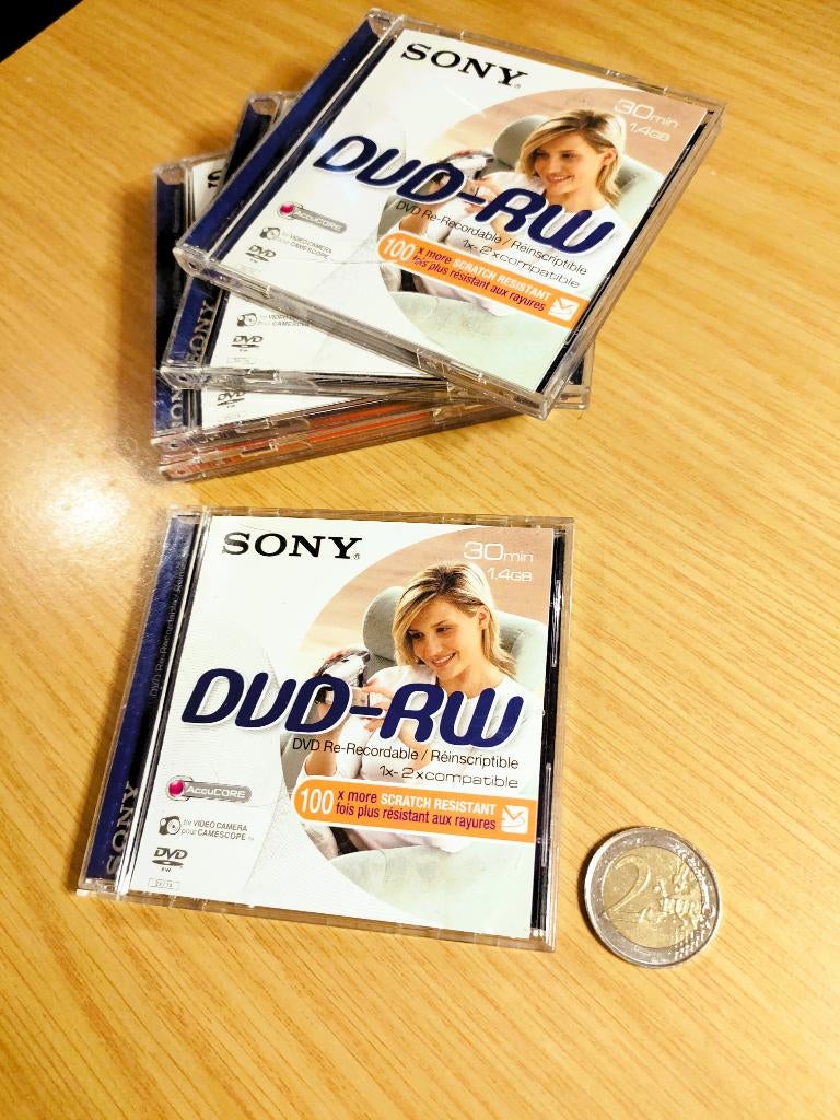 Sony Handycam mini DVD+RW ReRecordable Disc - 1.4GB - 30Min, Full HD, Verzenden, Dvd, 20x of meer