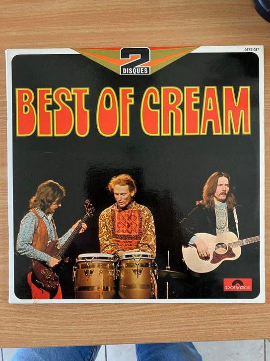 The Cream - Best Of Cream 2Lp vinyl, Cd's en Dvd's, Vinyl | Rock, Gebruikt, Ophalen of Verzenden, Dubbel-LP, 12 inch