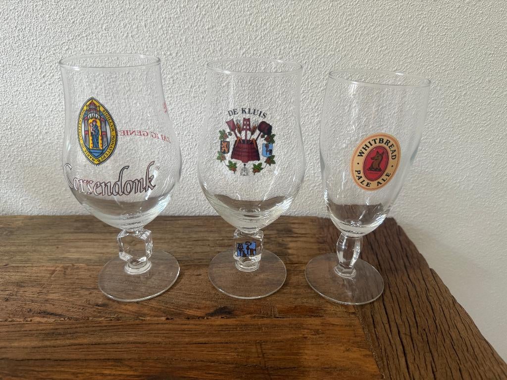 speciale bierglazen 28 stuks, Ophalen, Nieuw, Glas of Glazen, Overige merken
