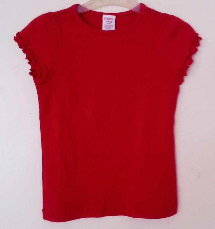 Rood Gymboree shirt maat 104 NIEUW (10563) a, Kinderen en Baby's, Kinderkleding | Maat 104, Nieuw, Meisje, Shirt of Longsleeve