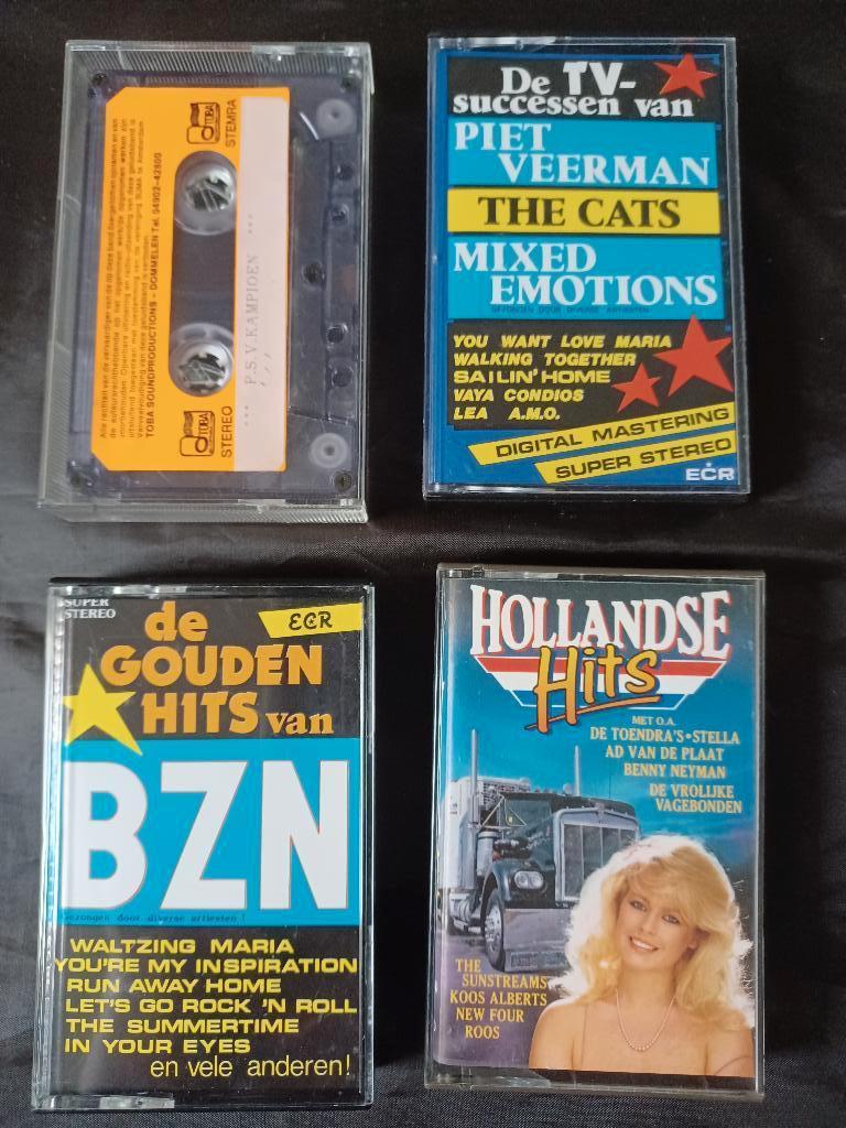 4x cassettebandjes Nederlandstalige artiesten, Gebruikt, 2 t/m 25 bandjes, Ophalen of Verzenden, Origineel
