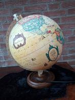 Ouderwetse Scanglobe wereldbol met verlichting, Ophalen of Verzenden