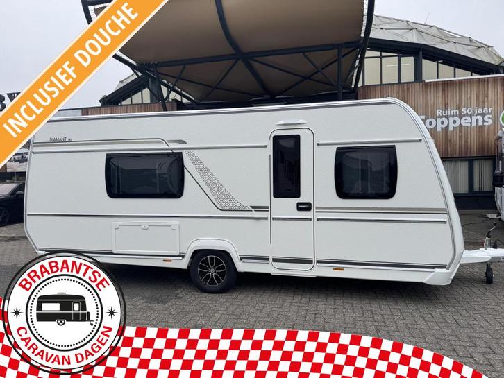 Fendt Diamant 560 DW 2026 MEGA KORTING € 4.595,-, Caravans en Kamperen, Caravans, Bedrijf, tot en met 4, 1500 - 2000 kg, Standaardzit