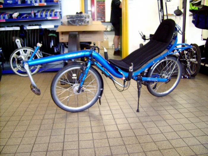 Ligfiets Challenge Hurricane onderstuur L zitting venti, Ophalen of Verzenden, Gebruikt, Onderstuur, Challenge
