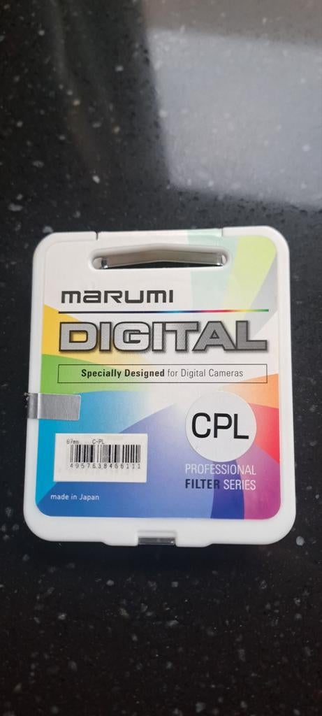 Marumi Polarisatiefilter 67mm - Nieuwstaat, Audio, Tv en Foto, Fotografie | Filters, Overige merken, Polarisatiefilter, 60 tot 70 mm