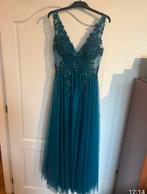 Prachtige Gala jurk van Mascara in maat 40 super mooie kleur, Maat 38/40 (M), Galajurk, Blauw, Ophalen of Verzenden